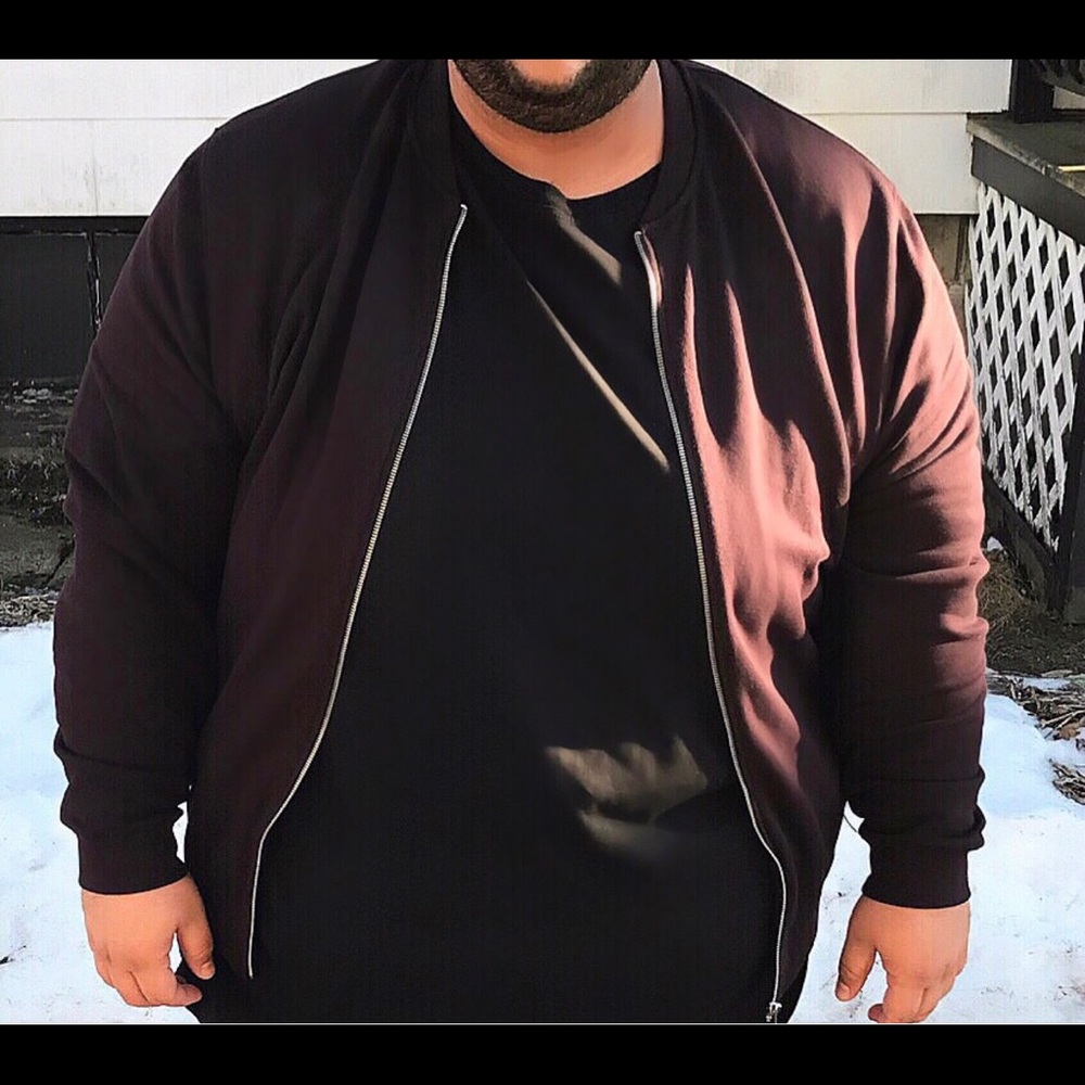 Plum Sweater bomber